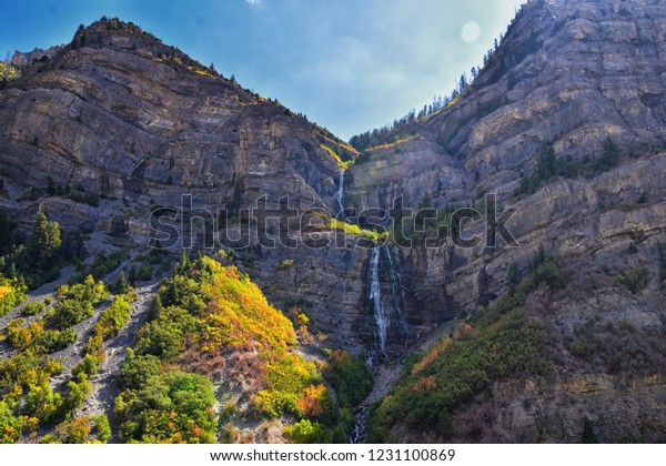 Bridal Veil Falls 607foottall 185 Meters Stock Photo Edit Now