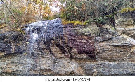 Bridal Veil Falls, Near Highlands North Carolina.