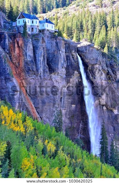Bridal Veil Falls Telluride Colorado Stock Photo Edit Now