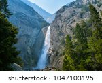 Bridal Veil Falls in Yosemite National Park, California, USA