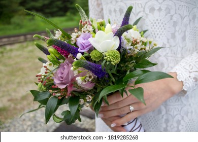 Bridal Wedding Bouquet For Outdoor Engagement Wedding Or Engagement Photo Shoot