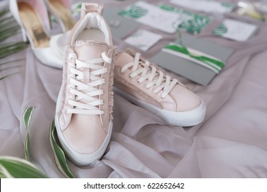 Bridal Sneakers Images, Stock Photos 