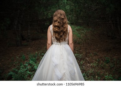 Bride in the forest