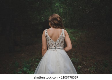 Bride in the forest