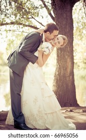 Bride and groom - Shutterstock ID 66965056