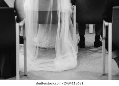 bride, groom, holding hands, wedding ceremony, love, marriage, couple, bouquet, flowers, rings, together, unity, commitment, wedding day, celebration, romance, bride's dress, groom's suit - Powered by Shutterstock