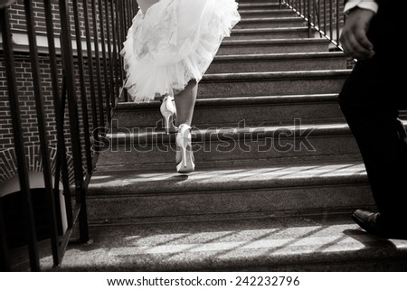 Similar – Image, Stock Photo Sleeping Beauty on the way to the tower room