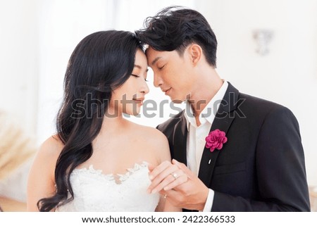 Bride and groom showcase their rings, a close-up view., symbolizing eternal love and commitment - wedding ceremony concept