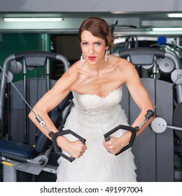 Bride In The Gym