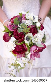 Bride Holding A Bouquet