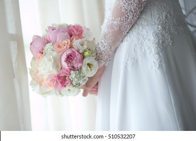 Bride Holding Bouquet