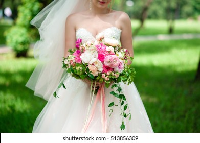 Bride Holding Bouquet