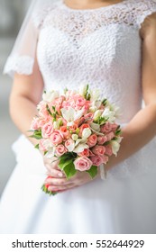 Bride Holding Bouquet 