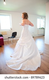 Bride at home