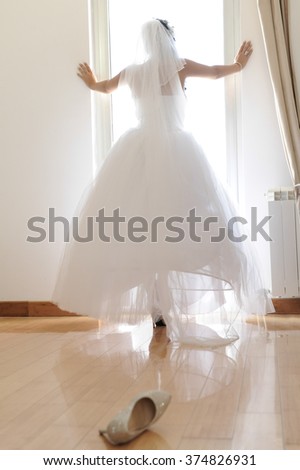 Similar – Image, Stock Photo Sleeping Beauty on the way to the tower room