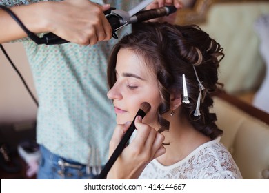 Bride Morning Make Hair And Makeup