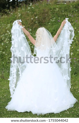 Similar – Image, Stock Photo Woman gets out of the pool