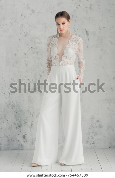 bridal trouser suits for brides