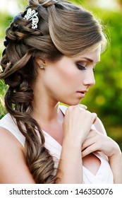 Bride. Wedding Hairstyle