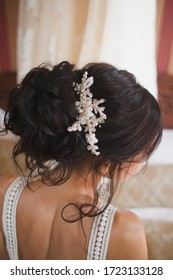 Bride's Hairstyle Back View Close Up