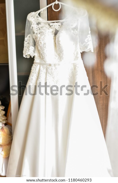 Brides Morning Wedding Dress Stock Photo Edit Now 1180460293
