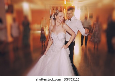 brides wedding party in the elegant restaurant with a wonderful light and atmosphere - Powered by Shutterstock