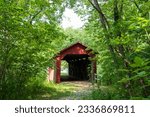 Bridge # 25-50-01
Sandy Creek Covered Bridge was one of six bridges built in 1872 to allow passage from the Jefferson County seat of Hillsboro to St. Louis. 