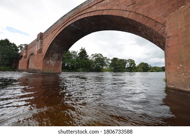 Bridge Across The River Eden Kirkoswald Cumbria 