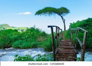 Bridge Across The Sipi River, Uganda