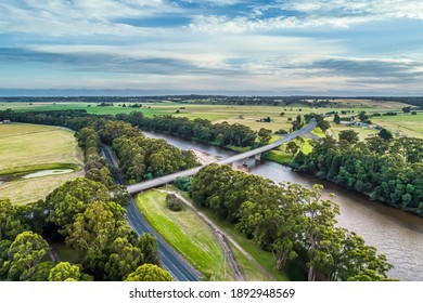 Bridge Across Snowy River In Orbost, Victoria, Australia