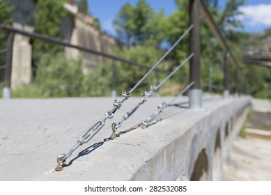 Bridge anchors. - Shutterstock ID 282532085