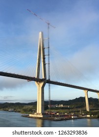 Bridge Being Built At Entry Of Panama Canal