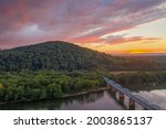 The bridge in between Loudoun County, Virginia and Point of Rocks, Maryland