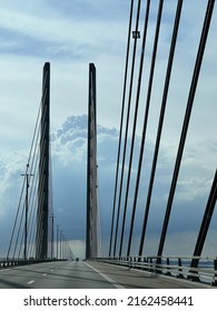 Öresund Bridge Between Sweden And Denmark.