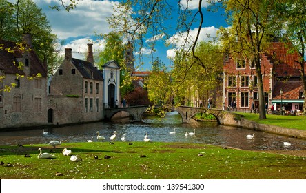 Bridge In Brugge, Belgium