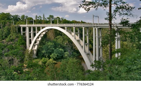 Bridge called "Duha" - Bechyne Czech Republic - Shutterstock ID 776364124