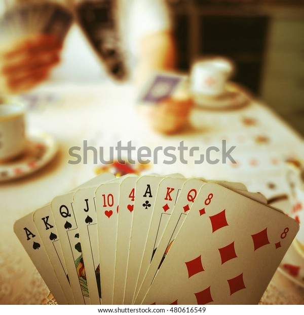 The bridge cards\
game.