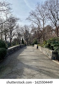 Bridge In Carl Schurz Park New York City.