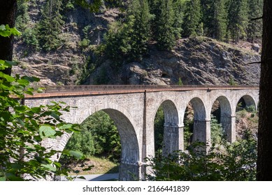 Bridge For Chamonix Train, France