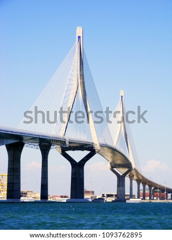 Similar – Erasmus brug Cloudless sky