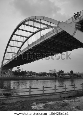 bridge constuction view