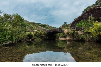 A Bridge At David Scott Trail, Meghalaya, India