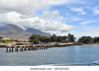 Bridge Destroyed By Foul Weather And Turned Into A Reef Below