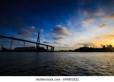 A bridge in the evening