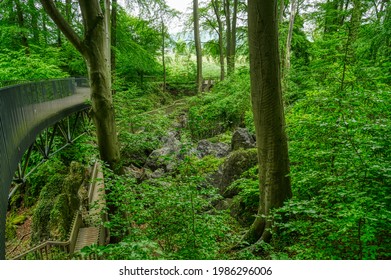 Bridge And The Felsenmeer Geotope In Hemer