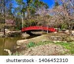 The bridge in the Japanese Garden at the Sarah P. Duke Gardens in Durham, North Carolina