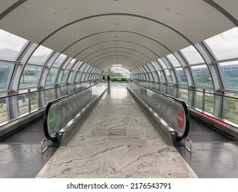 Bridge to Jewel Changi Airport