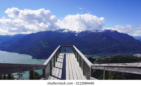 Bridge landscape view, Squamish, British Columbia, Canada