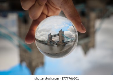 Bridge In A Lens Ball