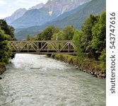 Bridge in Lienz, Austria.